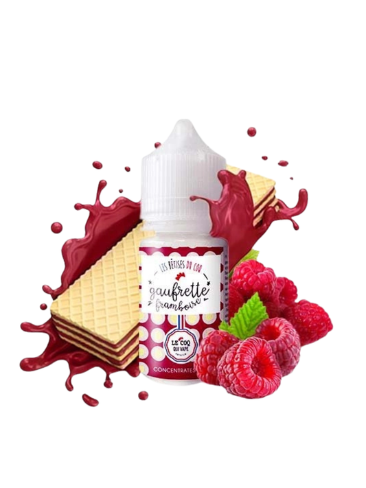 Concentré Gaufrette Framboise Le Coq Qui Vape 30ml