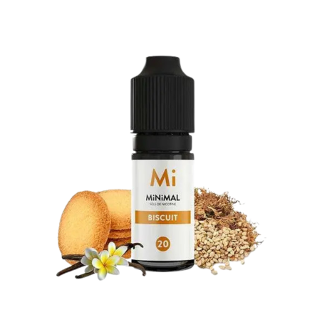 Biscuit Minimal Sel de Nicotine 10ml | LPVAP