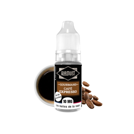 Café Expresso Airmust Sel de Nicotine 10ml | LPVAP
