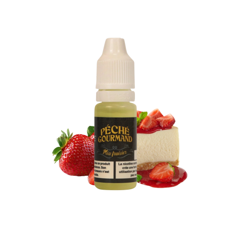 Miss Fraisier Péché Gourmand Sel de Nicotine 10ml | LPVAP