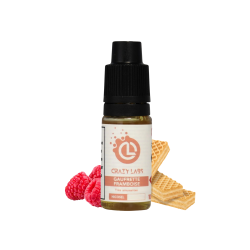 Gaufrette Framboise Crazy Labs Sel de Nicotine 10ml | LPVAP