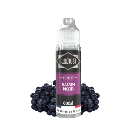 Raisin Noir Airmust 60ml E-liquide | LPVAP