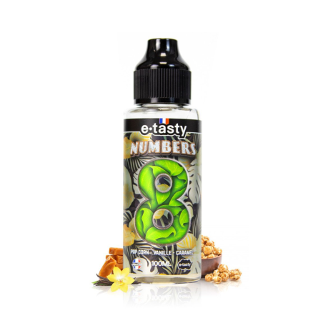 Numbers 8 E.Tasty 100ml | E-liquide Gourmand