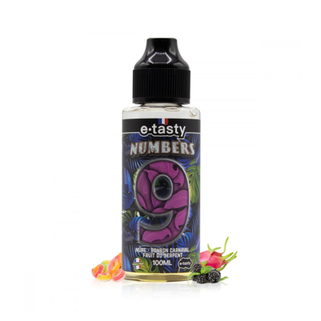 Numbers 9 E.Tasty 100ml E-liquide Fruité et Bonbon | LPVAP