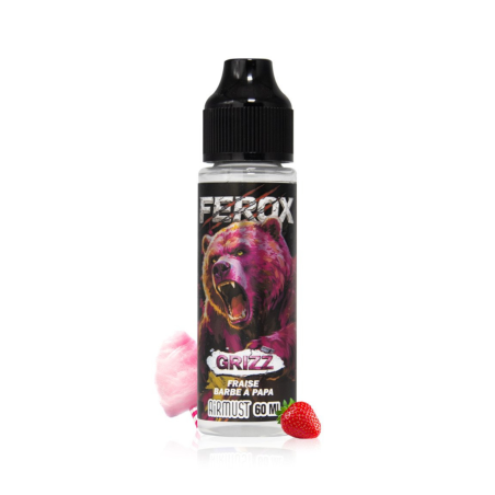Grizz Airmust Ferox 60ml E-liquide Fraise Barbe à Papa | LPVAP