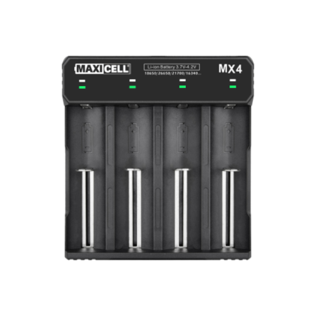 Chargeur MX4 Maxicell USB-C 4 Accus | LPVAP