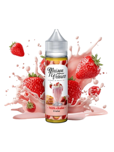 Milkshake Fraise Maison Velours 50ml