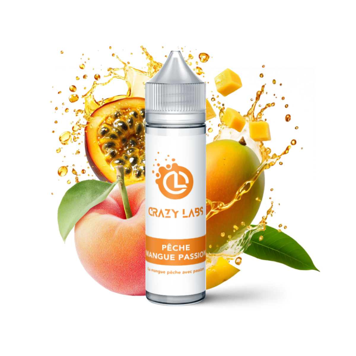 Pêche Mangue Passion Crazy Labs 50ml