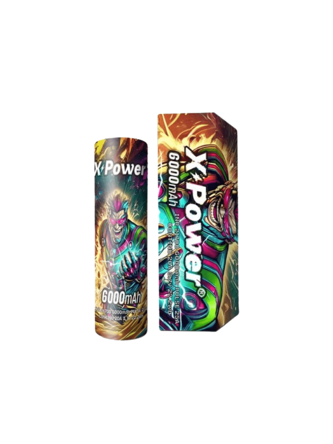 Accu 21700 25A 6000mAh X Power - Lpvap.com