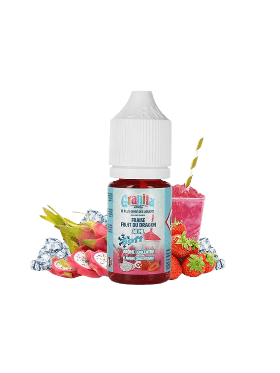 Concentré Fraise Fruit Du Dragon 30ml Granita Soft Alfaliquid - Lpvap.com