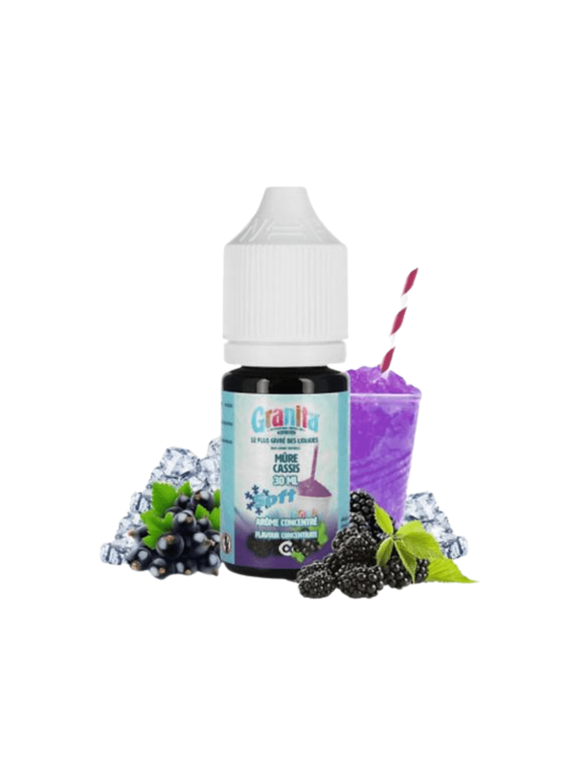 Concentré Mûre Cassis - Granita - Lpvap.com