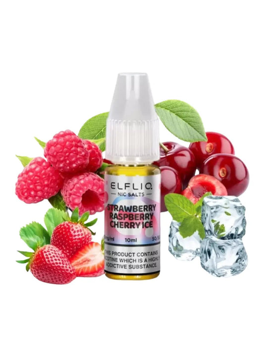 Fraise Framboise Cerise Ice Elfbar Nic Salt - Lpvap.com