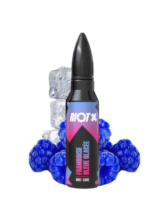 Framboise Bleue Glacée Riot X 50 ml - Lpvap.com