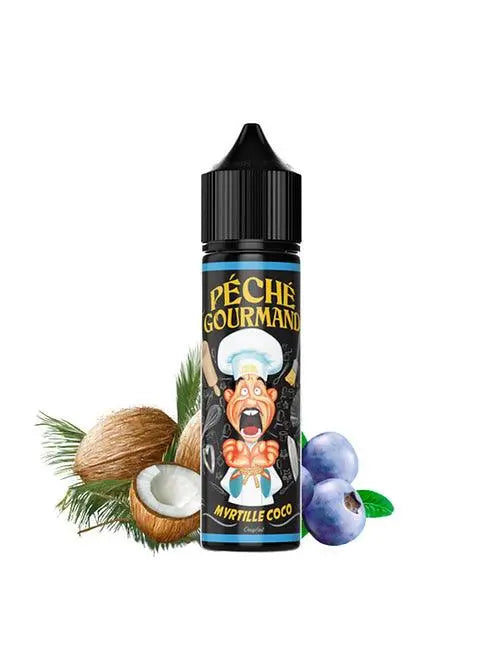 Myrtille Coco - Péché Gourmand 50ml - Lpvap.com