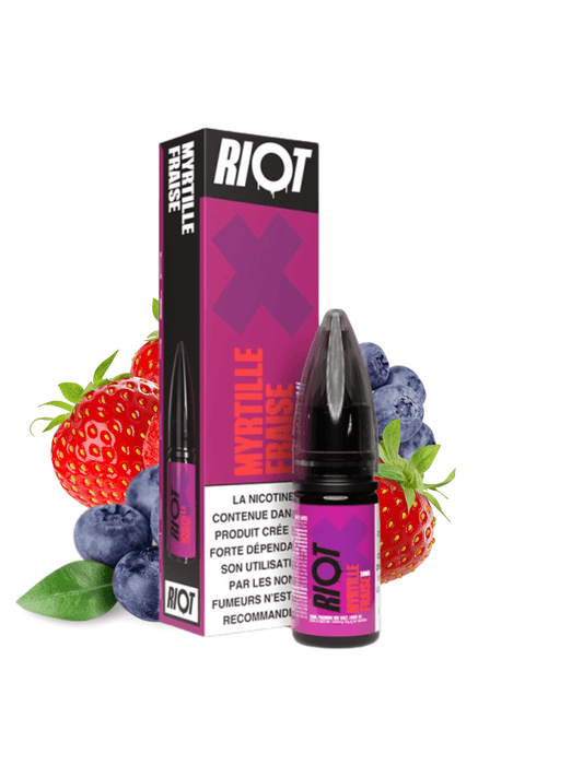 Myrtille Fraise Riot Salt - Lpvap.com