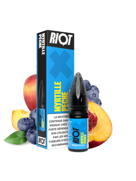 Myrtille Pêche Riot Salt - Lpvap.com