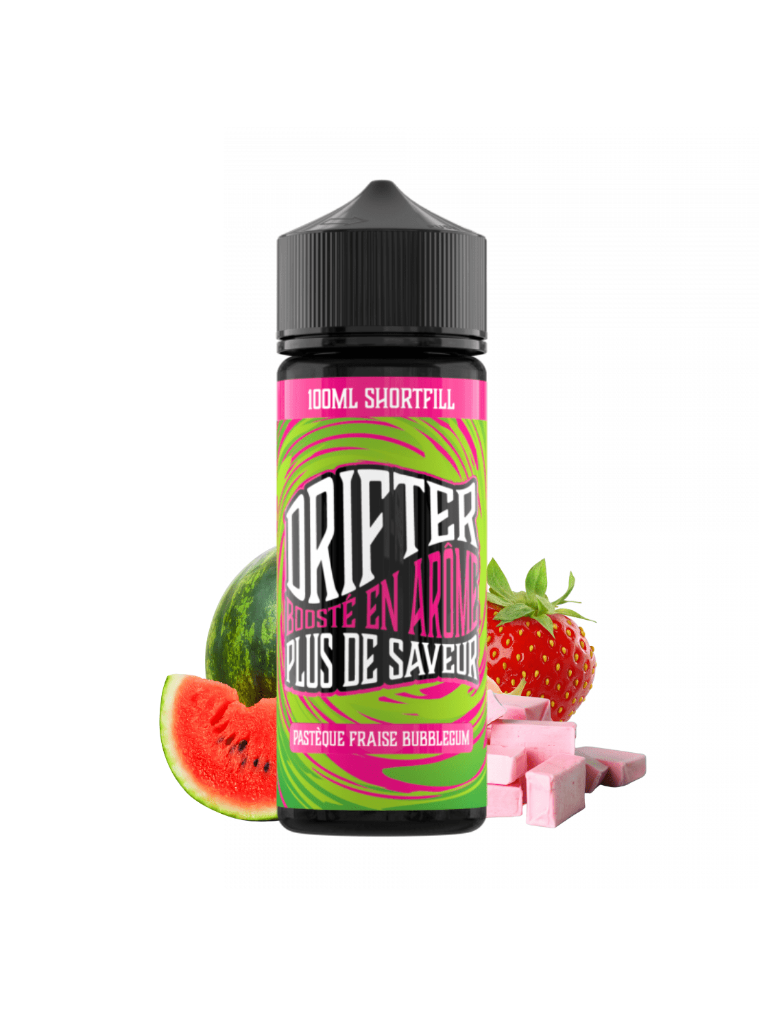 Pastèque Fraise Bubblegum Drifter 100ml - Lpvap.com