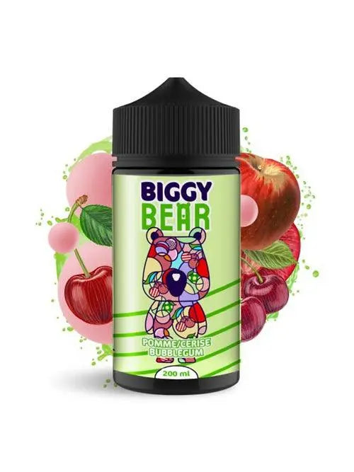 Pomme Cerise Bubble Gum - Biggy Bear 200ml - Lpvap.com