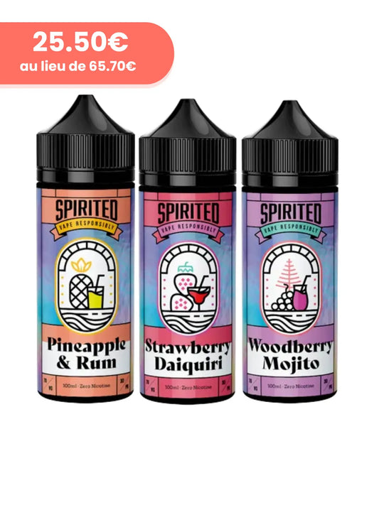 Lot eliquides Spirited 100ml Lpvap.com Lpvap.com