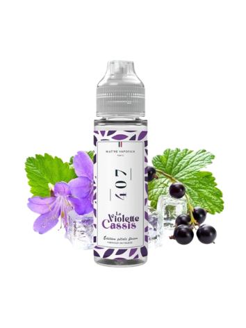 N°407 La Violette Cassis Maître Vapotier 50ml